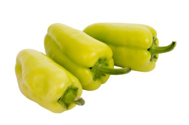 Taze renkli tatlı izole biber 