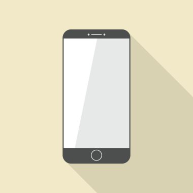 Smartphone. Simge. Dokunmatik ekran.