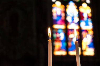 İllüstrasyon için dini unsur Hıristiyan kilisesi, katolik, maneviyat, kavram