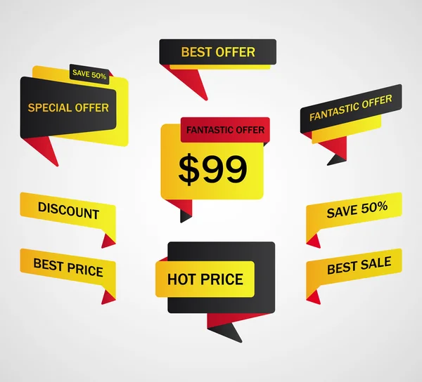 vektör çıkartmalar, fiyat etiketi