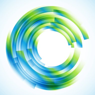 Dairelerden geometrik çerçeve, vektör soyut arkaplan, duvar kağıdı