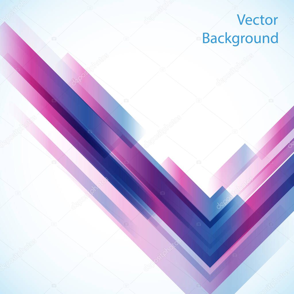 Vector abstract background from geometric shapes. Vector template.