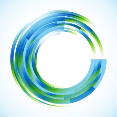 Dairelerden geometrik çerçeve, vektör soyut arkaplan, duvar kağıdı