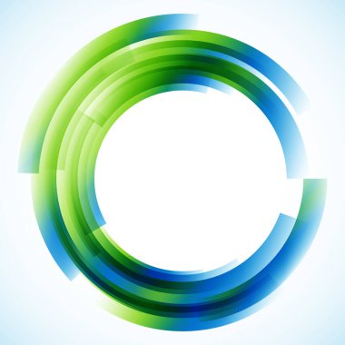 Dairelerden geometrik çerçeve, vektör soyut arkaplan, duvar kağıdı 