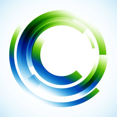 Dairelerden geometrik çerçeve, vektör soyut arkaplan, duvar kağıdı 