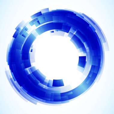 Dairelerden geometrik çerçeve, vektör soyut arkaplan, duvar kağıdı