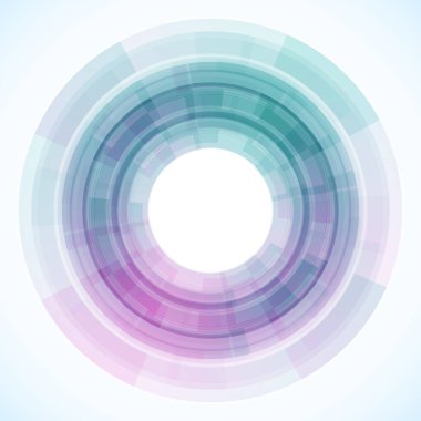 Dairelerden geometrik çerçeve, vektör soyut arkaplan, duvar kağıdı