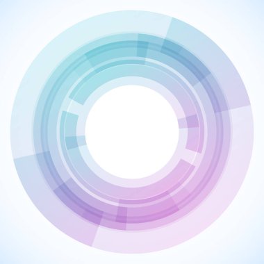 Dairelerden geometrik çerçeve, vektör soyut arkaplan, duvar kağıdı 