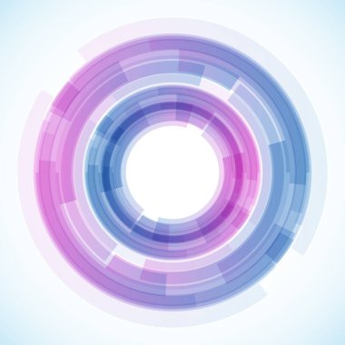 Dairelerden geometrik çerçeve, vektör soyut arkaplan, duvar kağıdı