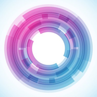 Dairelerden geometrik çerçeve, vektör soyut arkaplan, duvar kağıdı 