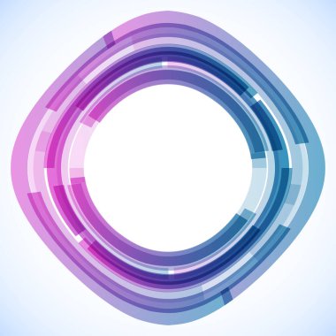 Dairelerden geometrik çerçeve, vektör soyut arkaplan, duvar kağıdı