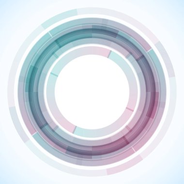 Dairelerden geometrik çerçeve, vektör soyut arkaplan, duvar kağıdı 