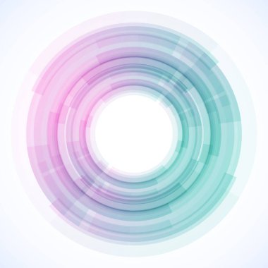 Dairelerden geometrik çerçeve, vektör soyut arkaplan, duvar kağıdı 