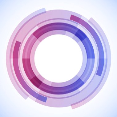 Dairelerden geometrik çerçeve, vektör soyut arkaplan, duvar kağıdı