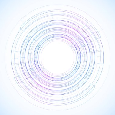 Dairelerden geometrik çerçeve, vektör soyut arkaplan, duvar kağıdı
