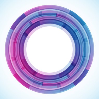 Dairelerden geometrik çerçeve, vektör soyut arkaplan, duvar kağıdı