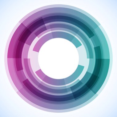 Dairelerden geometrik çerçeve, vektör soyut arkaplan, duvar kağıdı 