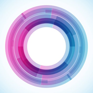 Dairelerden geometrik çerçeve, vektör soyut arkaplan, duvar kağıdı