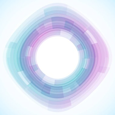 Dairelerden geometrik çerçeve, vektör soyut arkaplan, duvar kağıdı