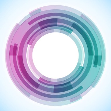 Dairelerden geometrik çerçeve, vektör soyut arkaplan, duvar kağıdı 