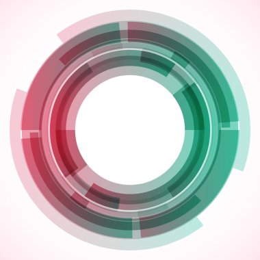 Dairelerden geometrik çerçeve, vektör soyut arkaplan, duvar kağıdı