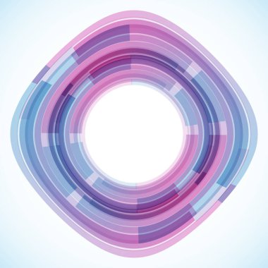 Dairelerden geometrik çerçeve, vektör soyut arkaplan, duvar kağıdı