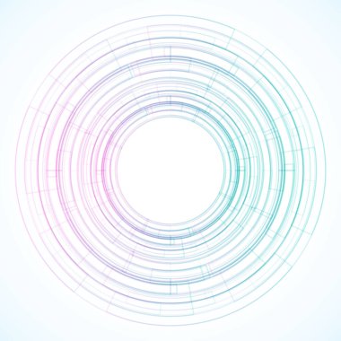 Dairelerden geometrik çerçeve, vektör soyut arkaplan, duvar kağıdı 
