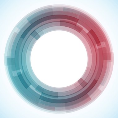 Dairelerden geometrik çerçeve, vektör soyut arkaplan, duvar kağıdı