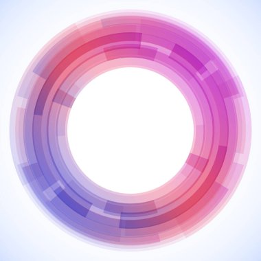 Dairelerden geometrik çerçeve, vektör soyut arkaplan, duvar kağıdı