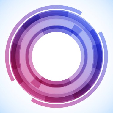 Dairelerden geometrik çerçeve, vektör soyut arkaplan, duvar kağıdı