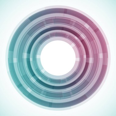 Dairelerden geometrik çerçeve, vektör soyut arkaplan, duvar kağıdı