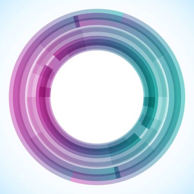 Dairelerden geometrik çerçeve, vektör soyut arkaplan, duvar kağıdı