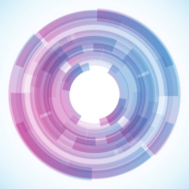 Dairelerden geometrik çerçeve, vektör soyut arkaplan, duvar kağıdı