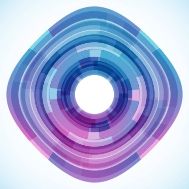 Dairelerden geometrik çerçeve, vektör soyut arkaplan, duvar kağıdı