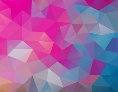 Çokgenlerden vektör arkaplanı, soyut arkaplan, duvar kağıdı 