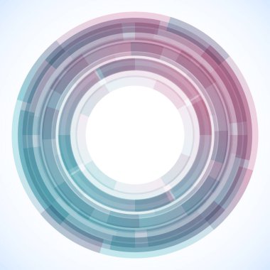 Dairelerden geometrik çerçeve, vektör soyut arkaplan, duvar kağıdı