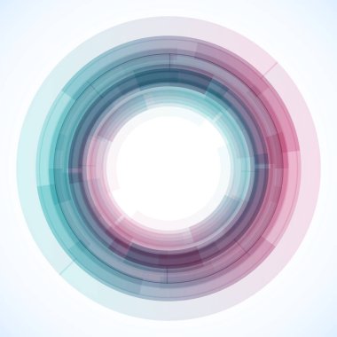 Dairelerden geometrik çerçeve, vektör soyut arkaplan, duvar kağıdı 