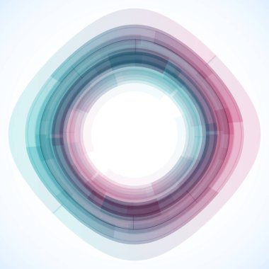 Dairelerden geometrik çerçeve, vektör soyut arkaplan, duvar kağıdı