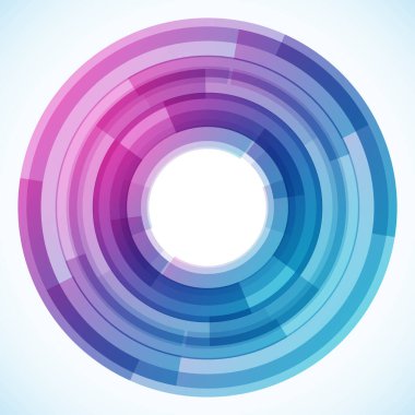 Dairelerden geometrik çerçeve, vektör soyut arkaplan, duvar kağıdı