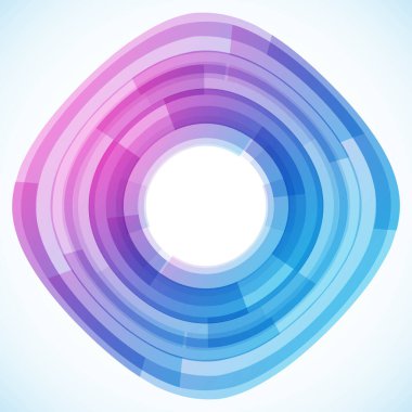 Dairelerden geometrik çerçeve, vektör soyut arkaplan, duvar kağıdı