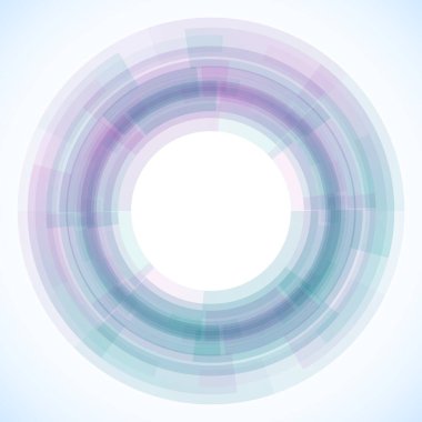 Dairelerden geometrik çerçeve, vektör soyut arkaplan, duvar kağıdı