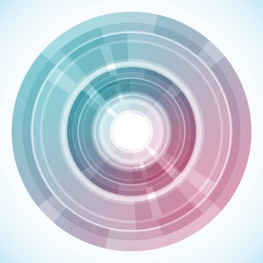 Dairelerden geometrik çerçeve, vektör soyut arkaplan, duvar kağıdı