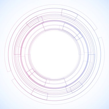 Dairelerden geometrik çerçeve, vektör soyut arkaplan, duvar kağıdı