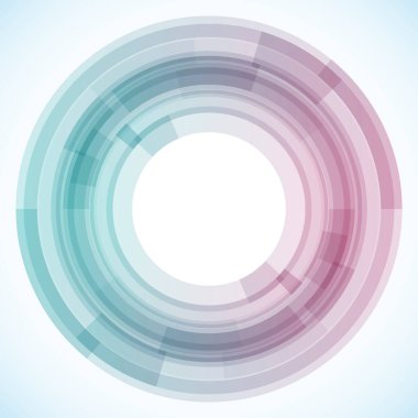 Dairelerden geometrik çerçeve, vektör soyut arkaplan, duvar kağıdı