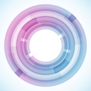 Dairelerden geometrik çerçeve, vektör soyut arkaplan, duvar kağıdı