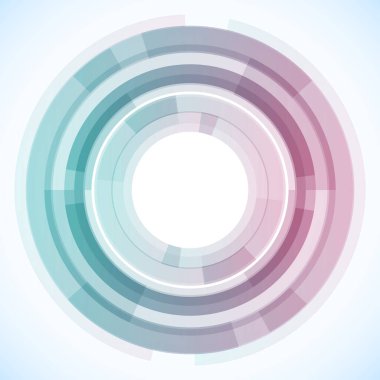 Dairelerden geometrik çerçeve, vektör soyut arkaplan, duvar kağıdı