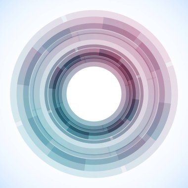 Dairelerden geometrik çerçeve, vektör soyut arkaplan, duvar kağıdı