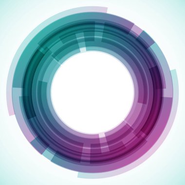 Dairelerden geometrik çerçeve, vektör soyut arkaplan, duvar kağıdı