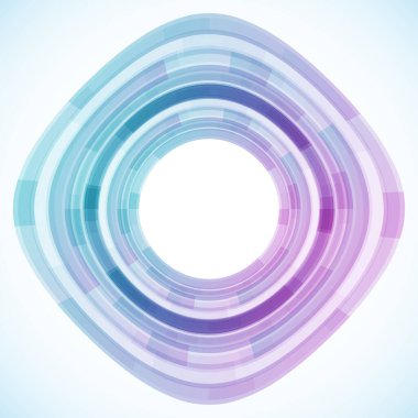 Dairelerden geometrik çerçeve, vektör soyut arkaplan, duvar kağıdı