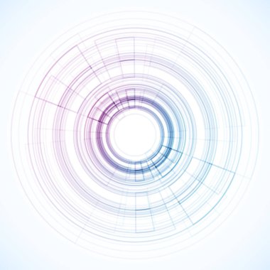 Dairelerden geometrik çerçeve, vektör soyut arkaplan, duvar kağıdı